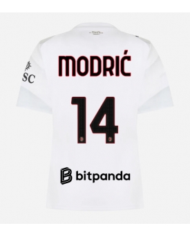AC Milan Luka Modric #14 Maglia Gara Trasferta Repliche 2026-27 Donna Maniche Corte AC Milan Luka Modric #14 Maglia Gara Trasferta Repliche 2026-27 Donna Maniche Corte